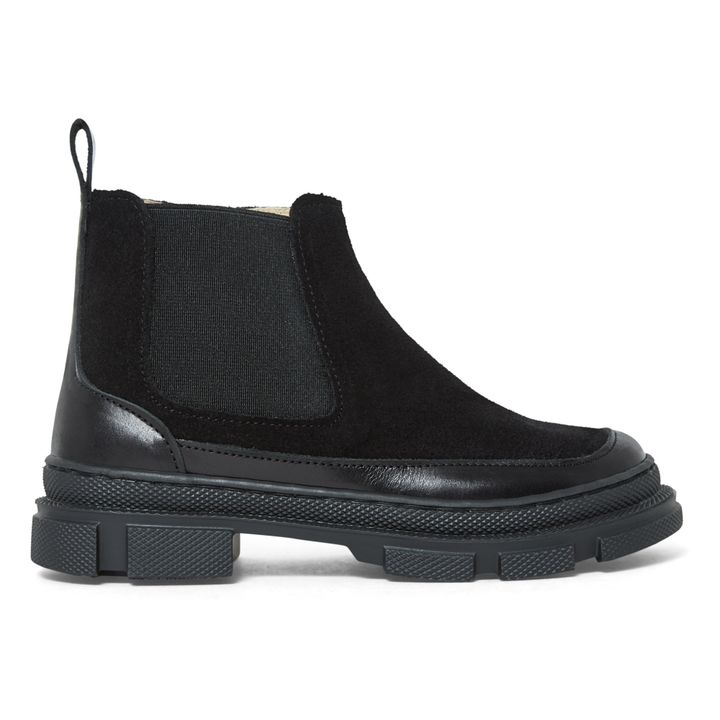 Suede Chelsea Boots | Negro- Imagen del producto n°0