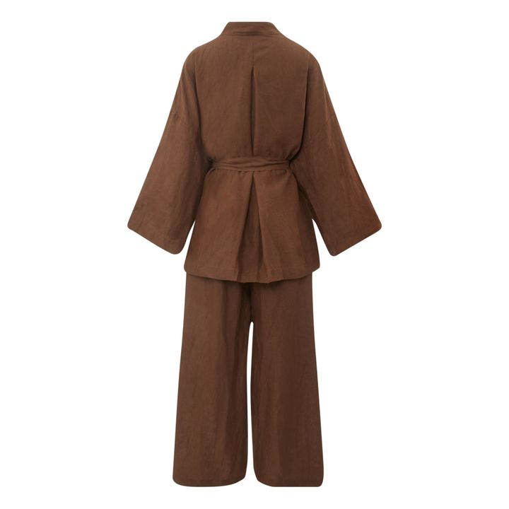 Ensemble 01 Lin | Marron- Image produit n°5