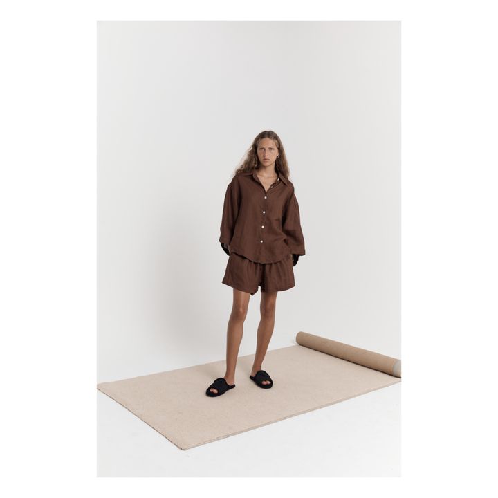 Ensemble 03 Lin Marron- Image produit n°1