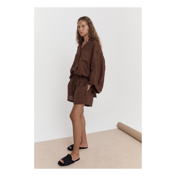 Ensemble 03 Lin Marron- Image produit n°2