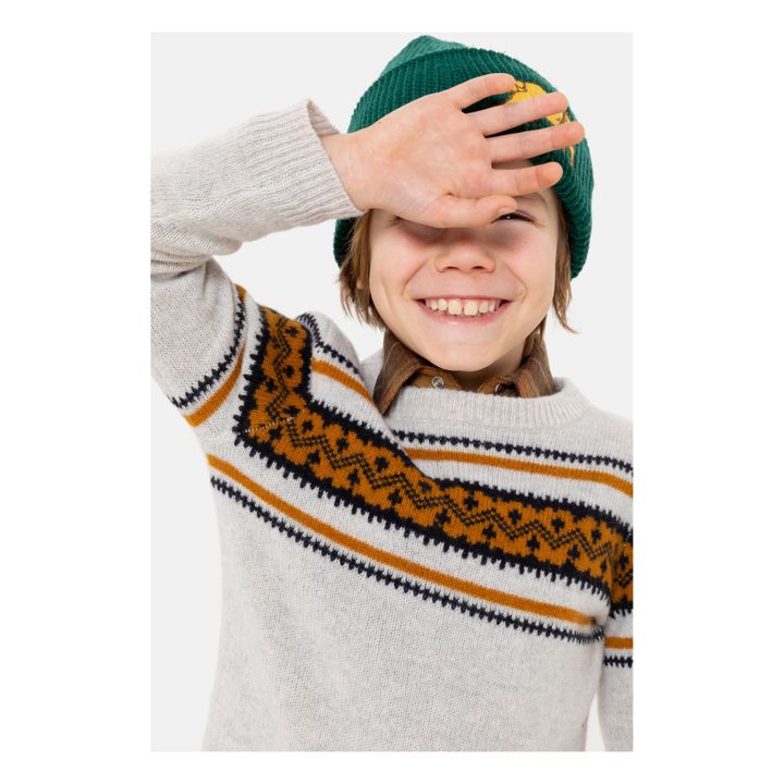 Bass Patterned Jumper | Seidenfarben- Produktbild Nr. 1