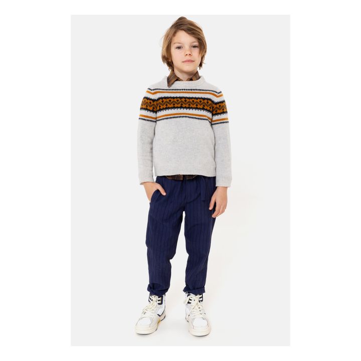 Bass Patterned Jumper | Seidenfarben- Produktbild Nr. 3