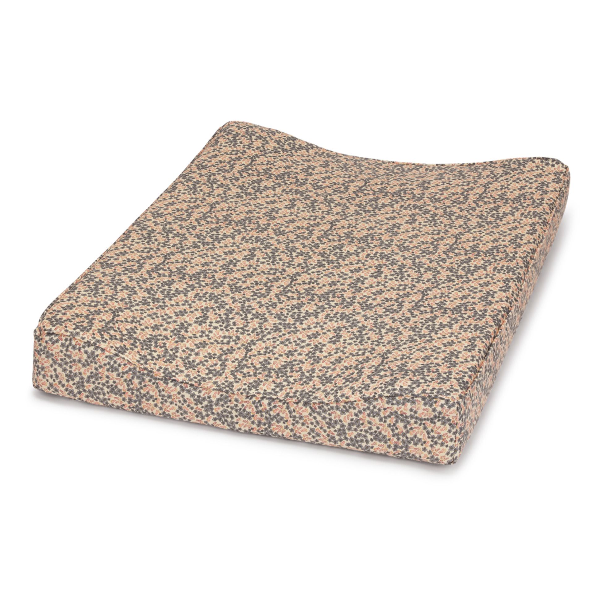 Matelas à langer en coton bio Champ bleu | Rouge- Image produit n°0