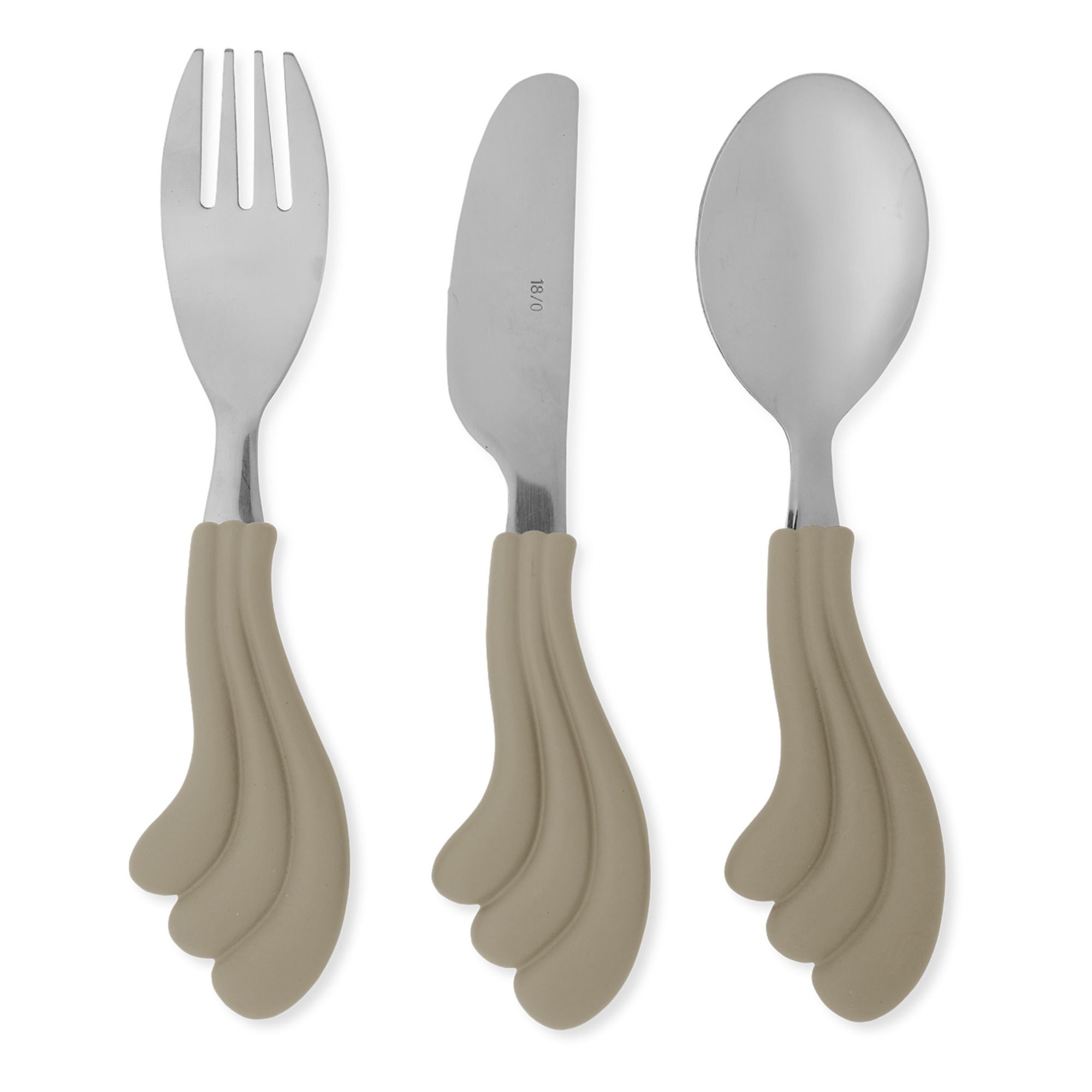 Set di posate in acciaio inox Vague | Sabbia- Immagine del prodotto n°0