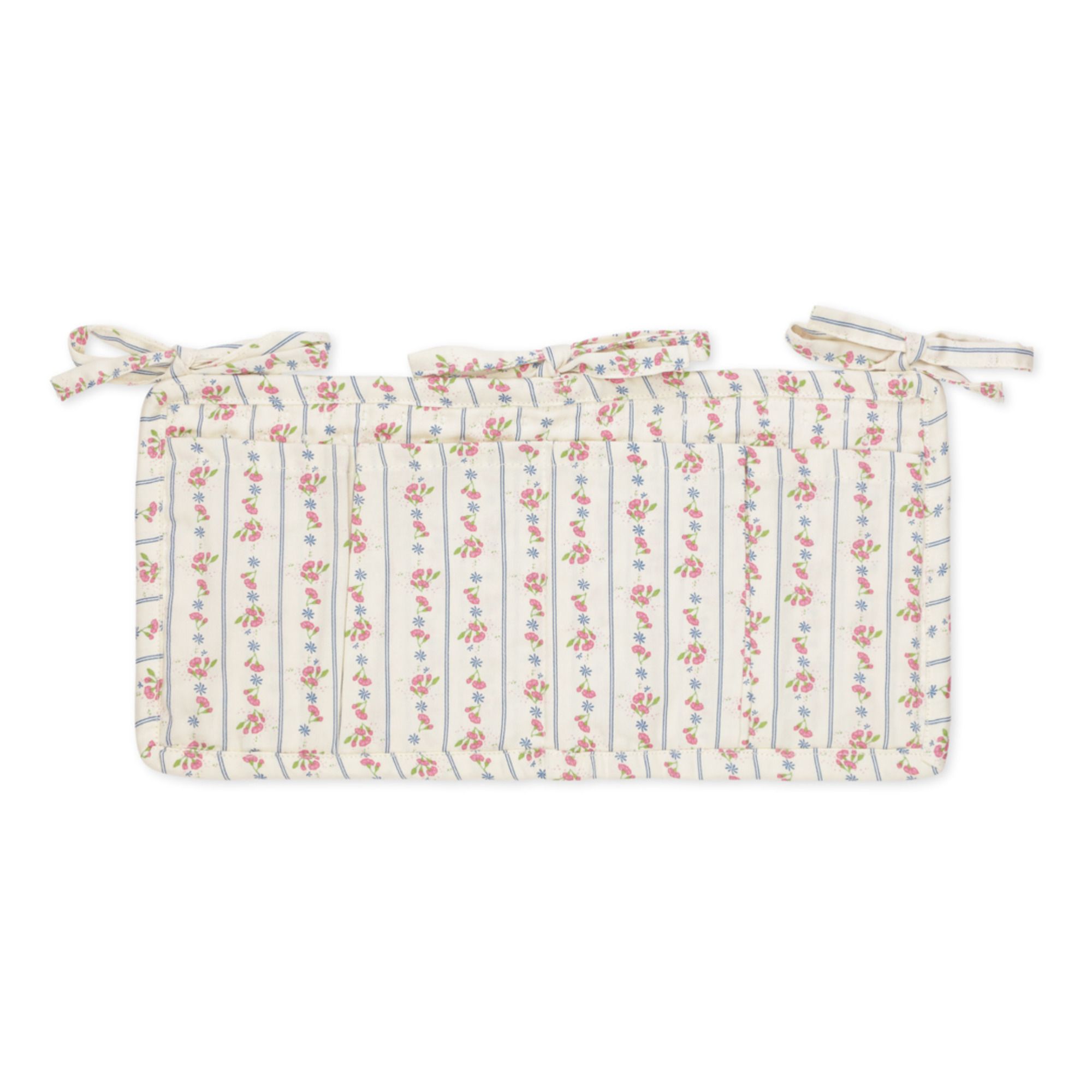 Pochette trapuntata per il lettino del neonato, in cotone bio, modello: Nellie | Rosa- Immagine del prodotto n°0