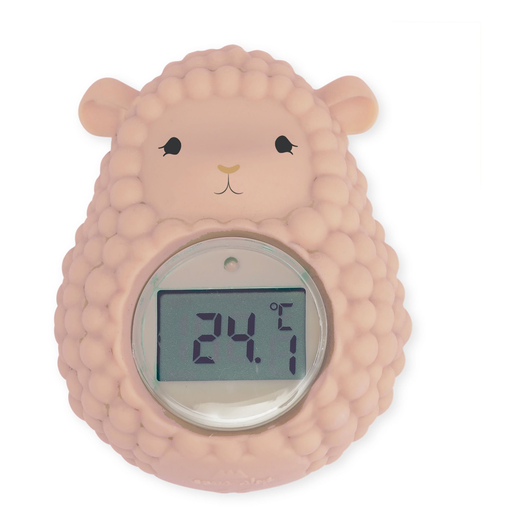 Thermomètre de bain Mouton en silicone | Rose poudré- Image produit n°0