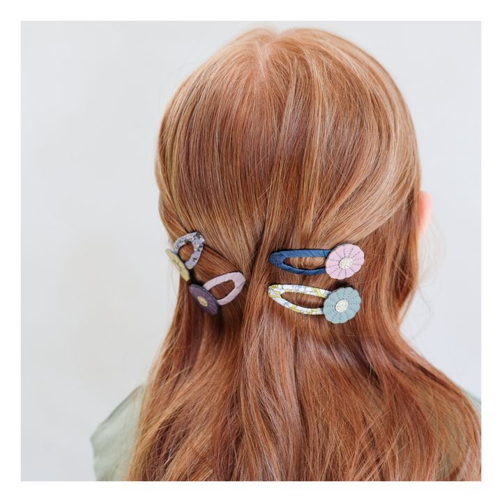 Flower Hair Clips | Azul- Imagen del producto n°1
