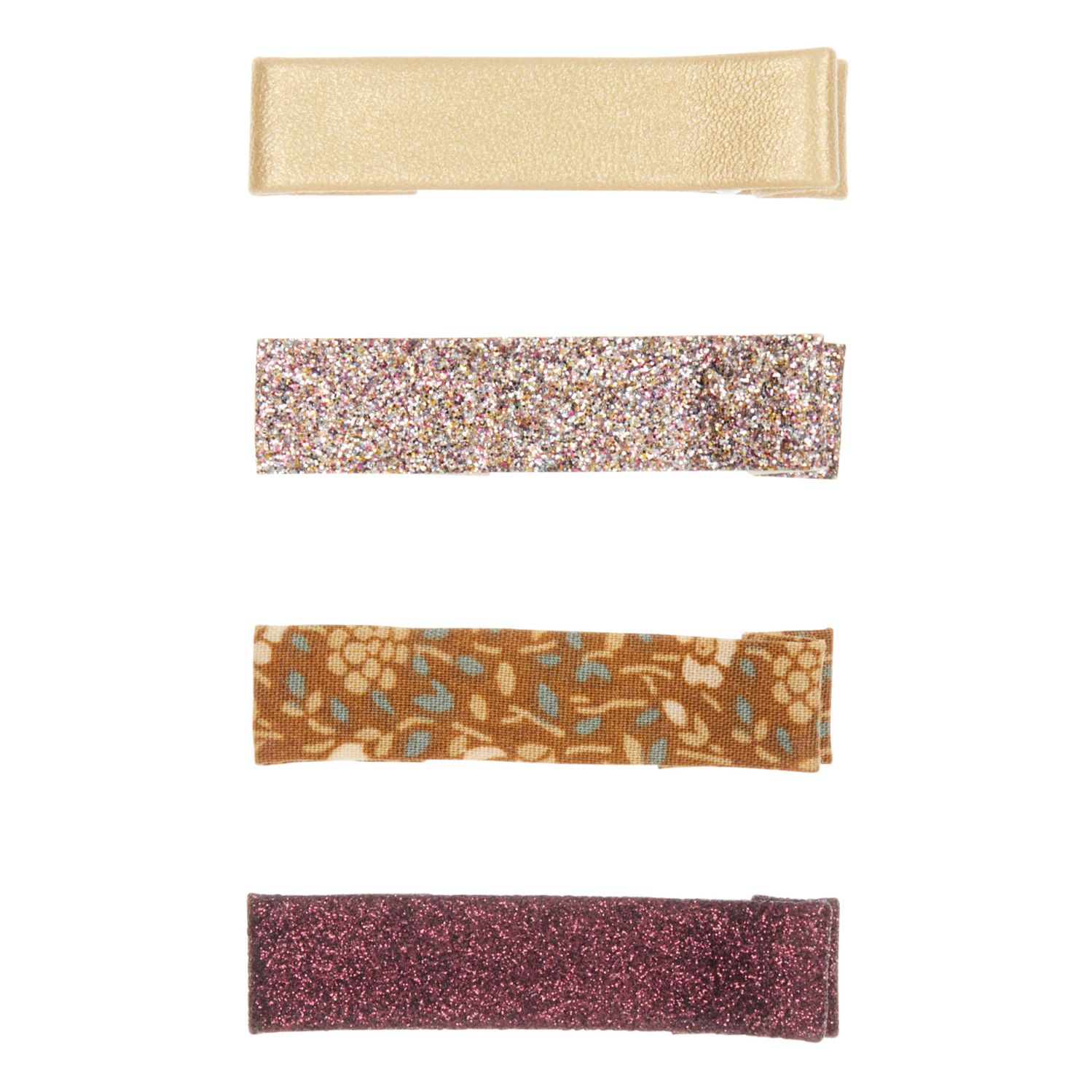 Shiny Hair Clips | Ecru- Product image n°0