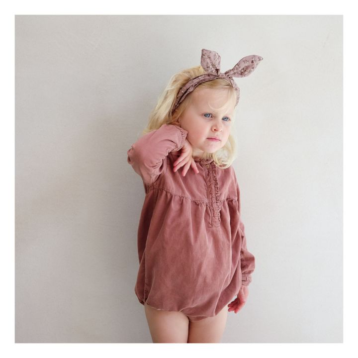 Flower Bow Headband | Rosa- Imagen del producto n°2