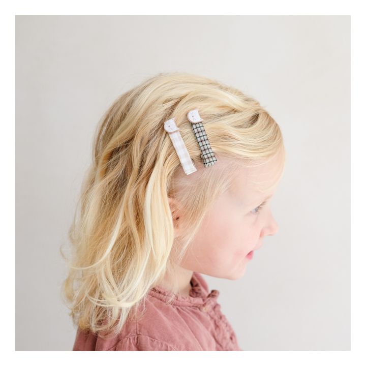 Barrettes Chats | Gris- Image produit n°1