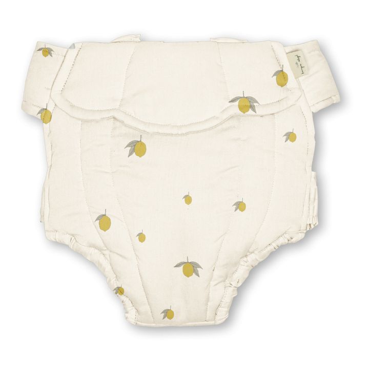 Portamuñecas de algodón orgánico Lemon | Amarillo Limón- Imagen del producto n°0