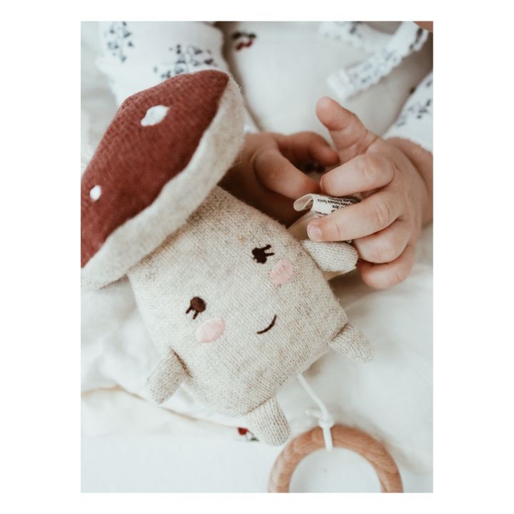 Mushroom Musical Mobile | Beige- Product image n°1