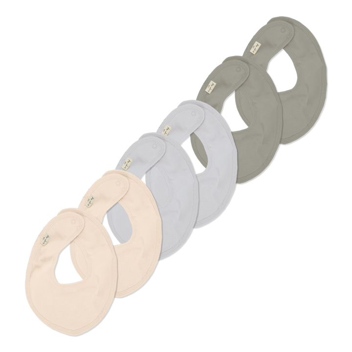 Cotton Bibs - Set of 6 | Azul- Imagen del producto n°0