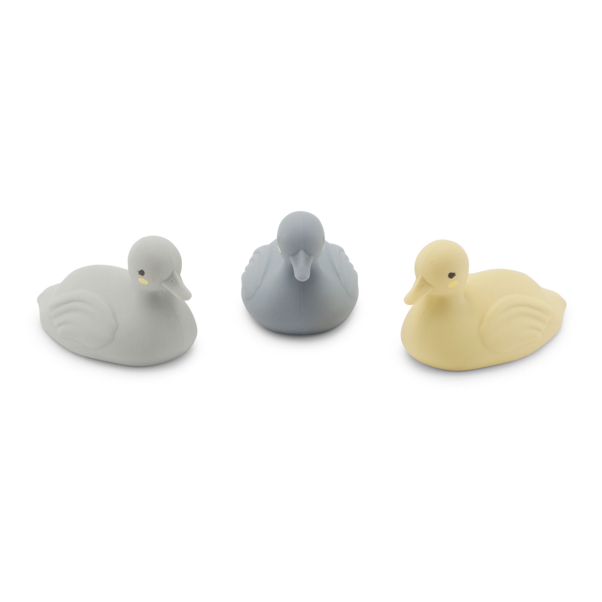 Juguetes de baño de silicona - Juego de 3 | Azul- Imagen del producto n°0
