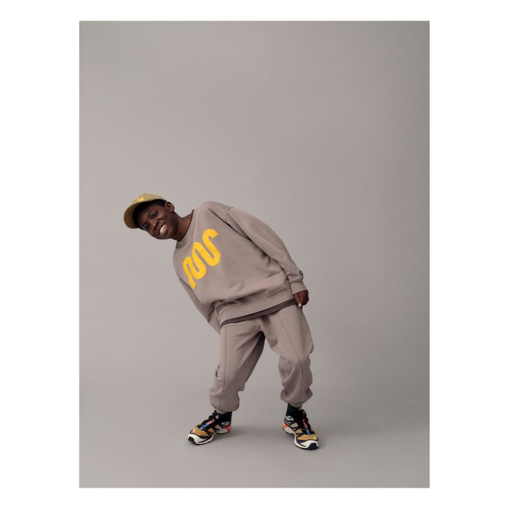 Organic Cotton Print Sweatshirt | Grau- Produktbild Nr. 1