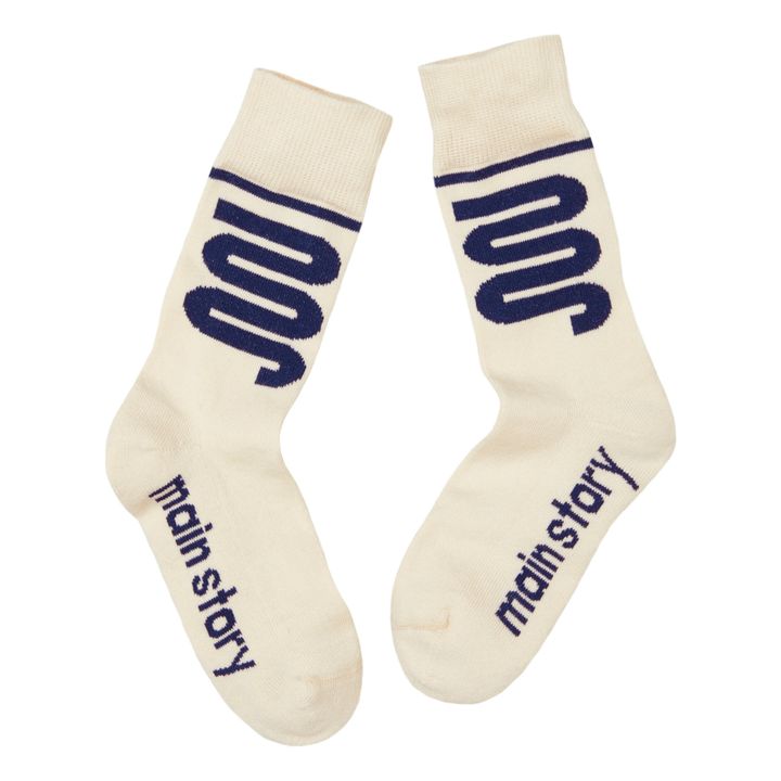 Organic Cotton Logo Socks | Beige- Produktbild Nr. 0