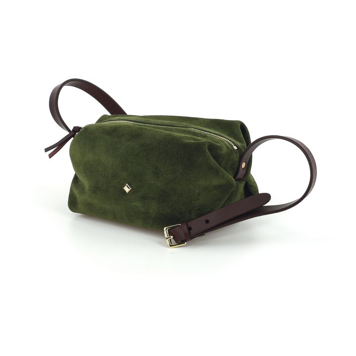 Sohna Velour Mini Bag Verde scuro- Immagine del prodotto n°1