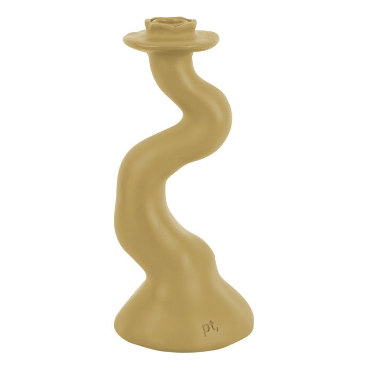 Bougeoir Organic Swirl - M | Beige- Image produit n°2