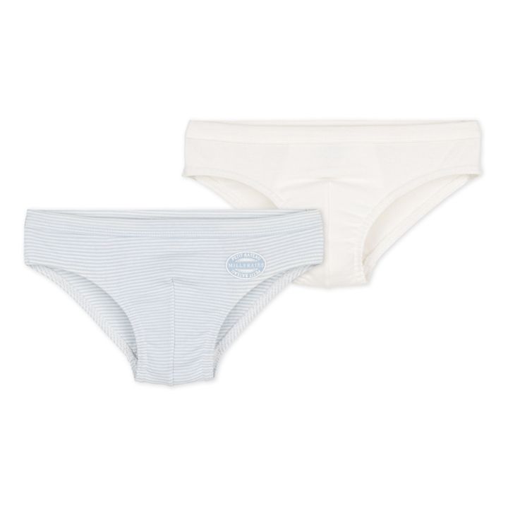 Organic Cotton Milleraies Briefs - Set of 2 | Azul Cielo- Imagen del producto n°0