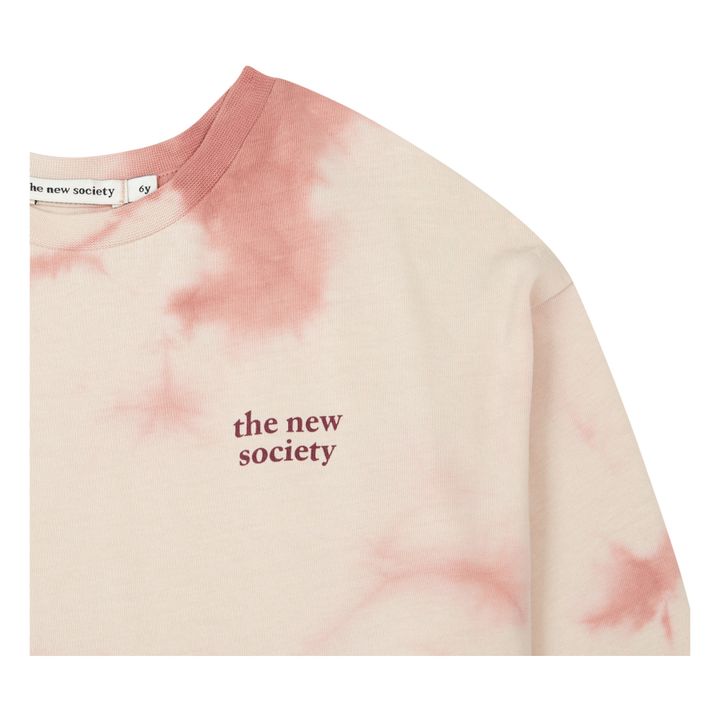 Tie-Dye Logo Long Sleeve T-shirt | Pink- Product image n°1