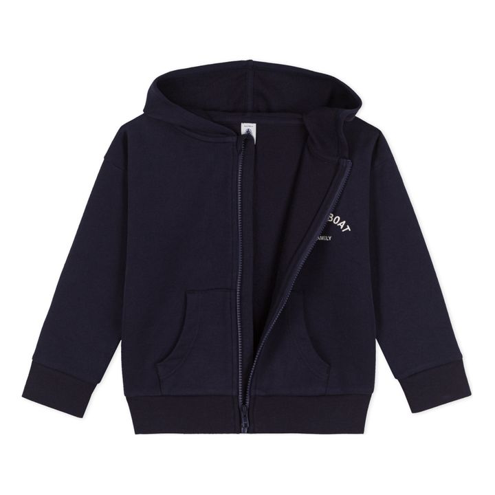 Sweat Capuche Molleton Celsius Bleu marine- Image produit n°2