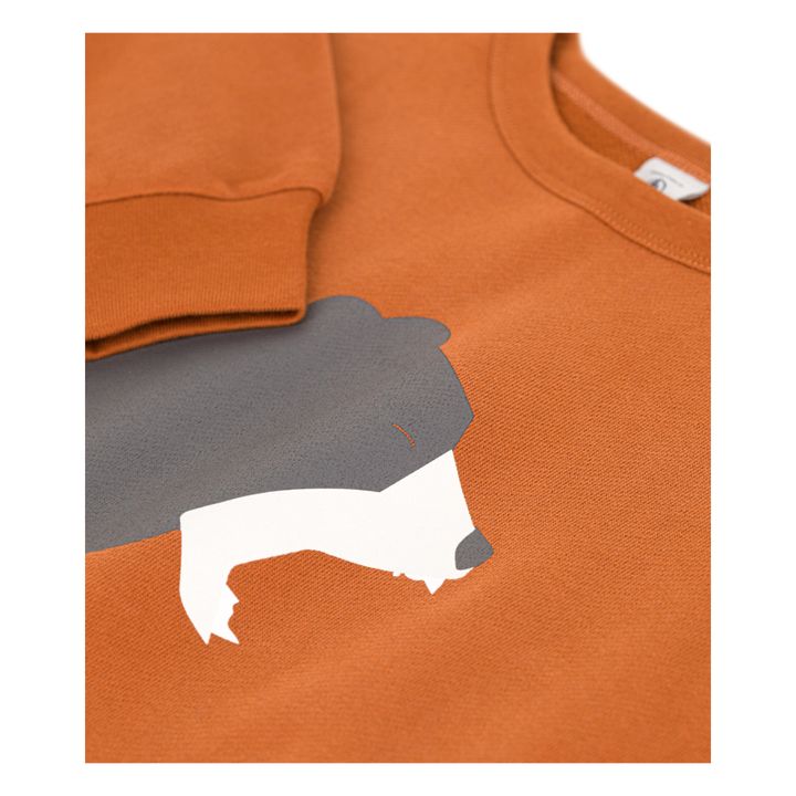 Cartable Fleece Sweatshirt | Orange- Product image n°1