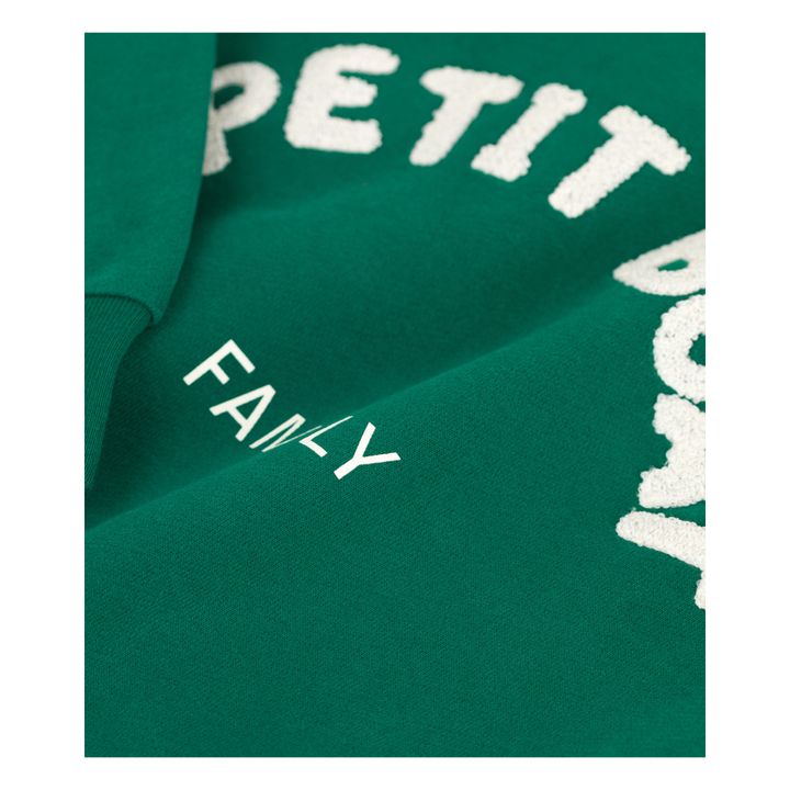 Sweat Coton Bio Molleton Citadin | Vert- Image produit n°2