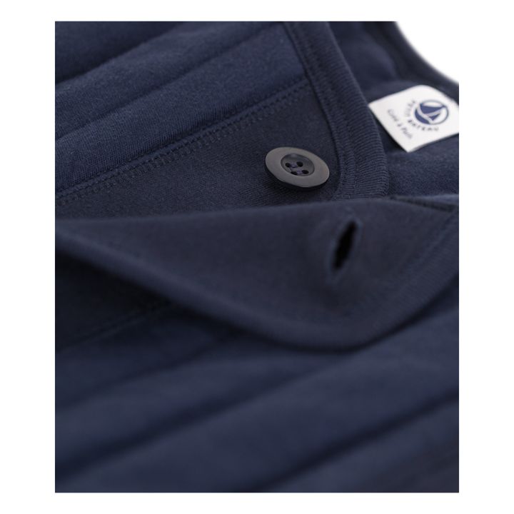 Quilted Vest Blue- Product image n°1
