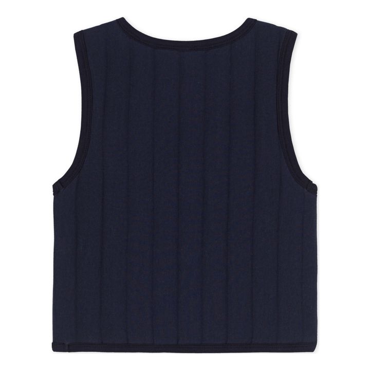 Quilted Vest Blue- Product image n°3