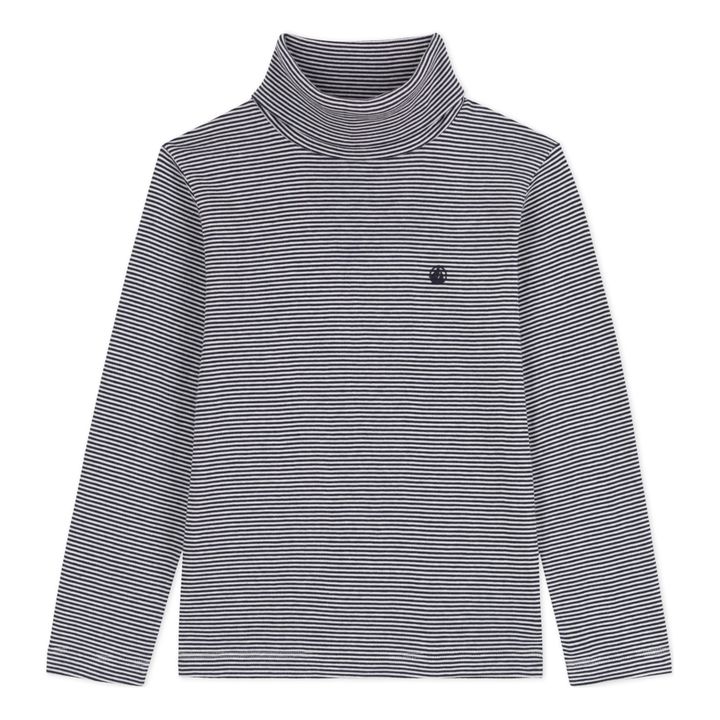 Camel Organic Cotton Turtleneck | Azul Marino- Imagen del producto n°0