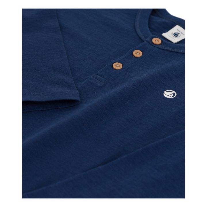 Ceylan Jersey T-shirt | Navy blue- Product image n°1