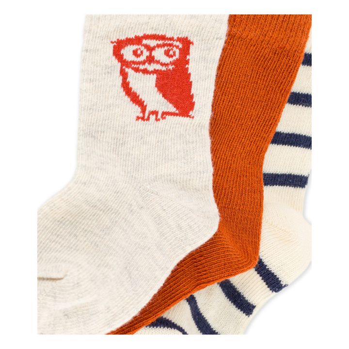 Socks - Set of 3 | Beige- Imagen del producto n°1