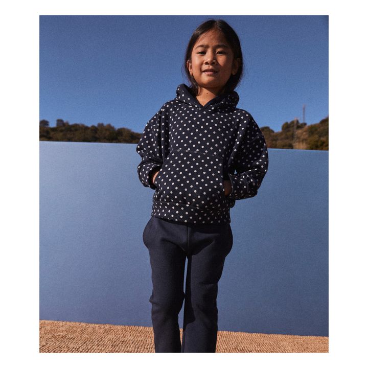 Celia Fleece Hoodie Navy blue- Product image n°1