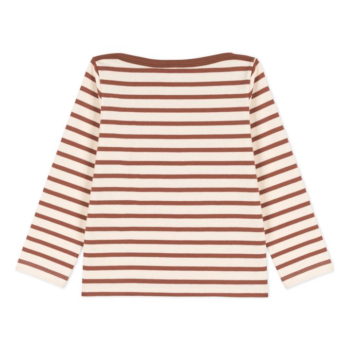 Striped Jersey Sweatshirt | Braun- Produktbild Nr. 2
