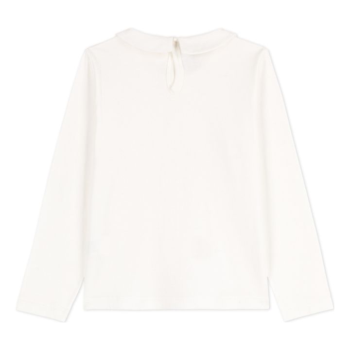 Coving Peter Pan Collar T-shirt | Bianco- Immagine del prodotto n°2