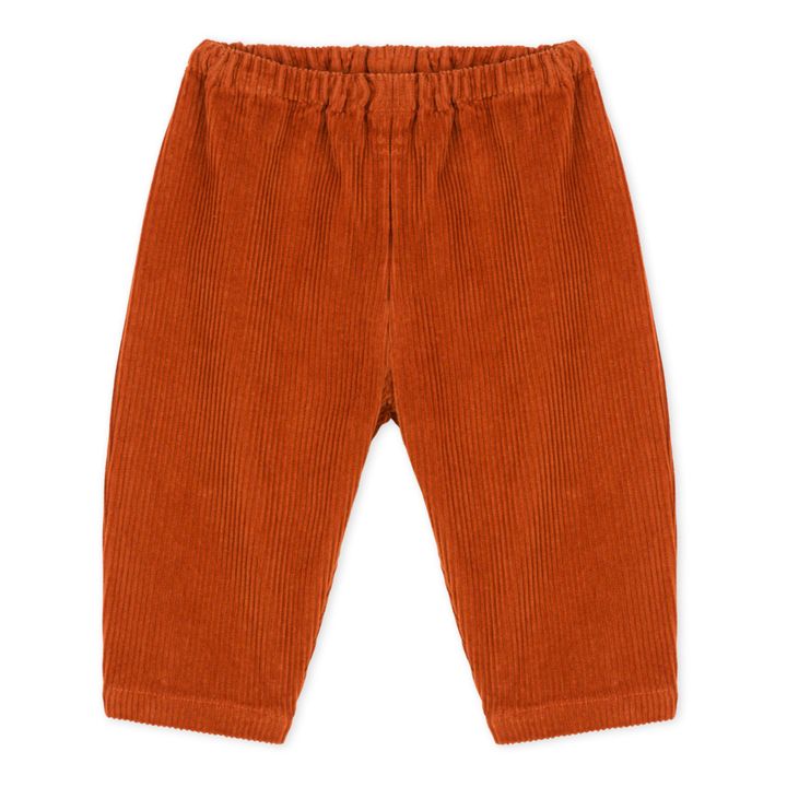 Cola Velour Trousers | Orange- Produktbild Nr. 0