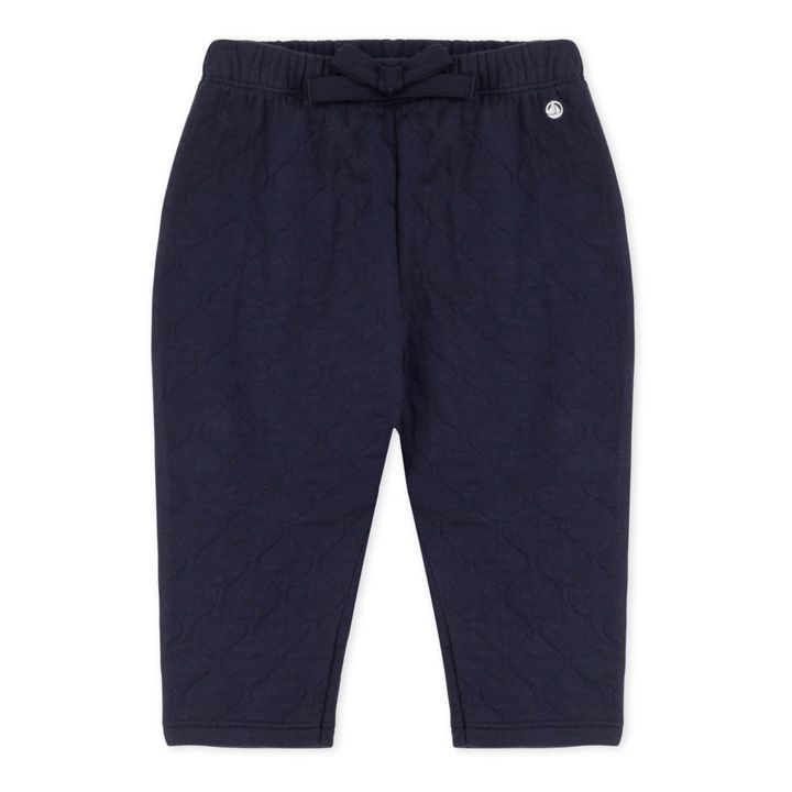 Pantalon Tubique Matelassé Capucin Bleu marine- Image produit n°0