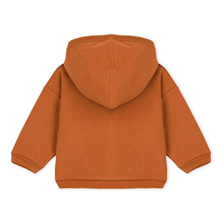 Cannelle Fleece Hoodie | Orange- Product image n°3