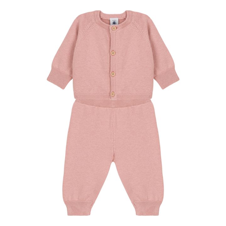 Crush Knitted Top & Bottom Set | Rosa- Imagen del producto n°2