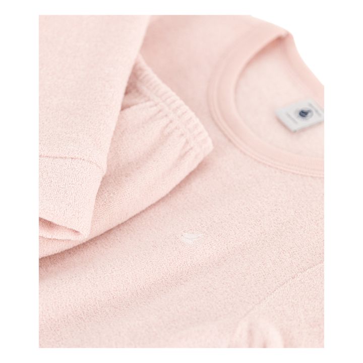 Cison Recycled Terry Cloth Pyjamas | Rosa Palo- Imagen del producto n°1