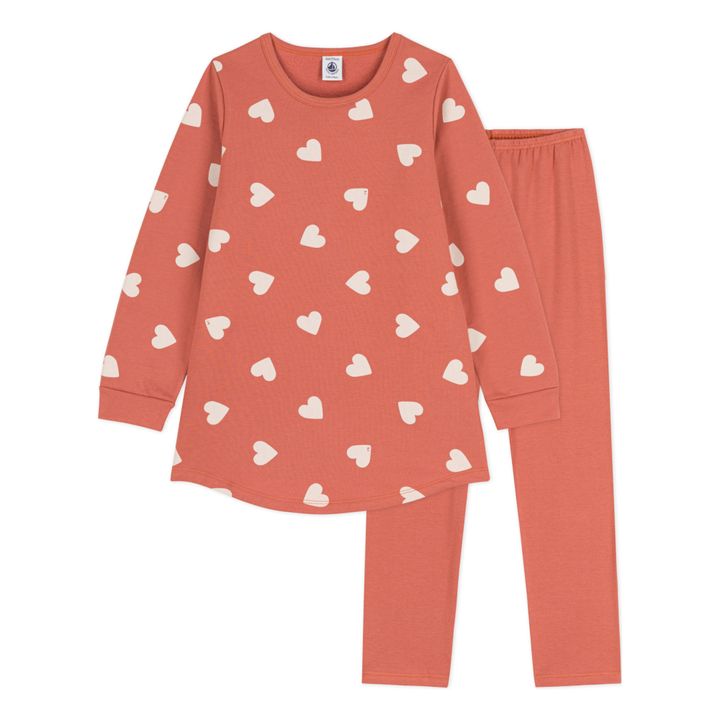 Chippie Organic Cotton Velour Nightgown & Legging Set | Rostfarben- Produktbild Nr. 0