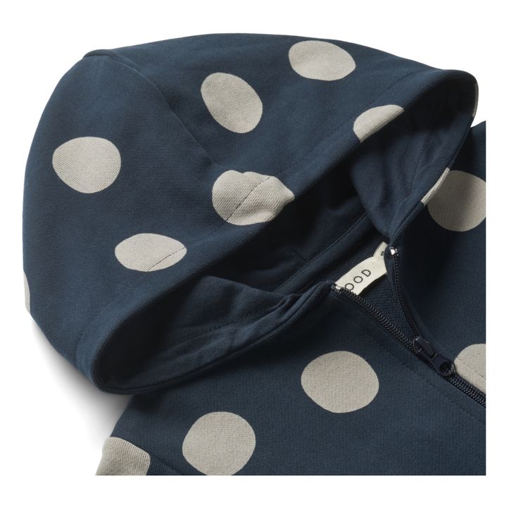 Baldur Organic Cotton Hoodie Navy blue- Product image n°1