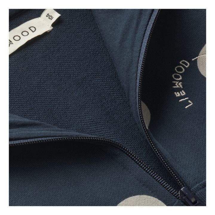 Baldur Organic Cotton Hoodie Navy blue- Product image n°2