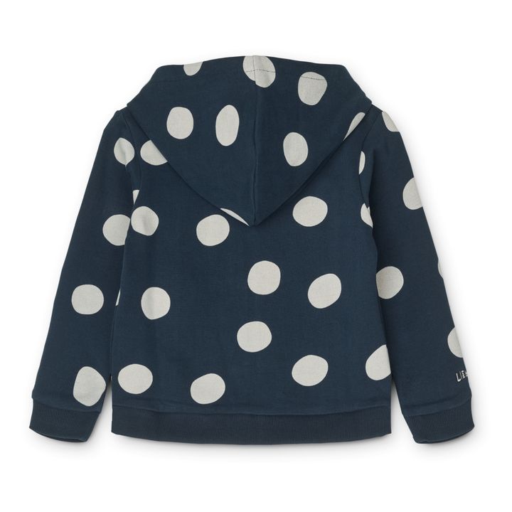 Baldur Organic Cotton Hoodie Navy blue- Product image n°4