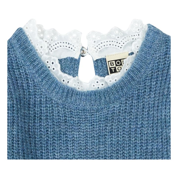 Lace Jumper Blau meliert- Produktbild Nr. 1