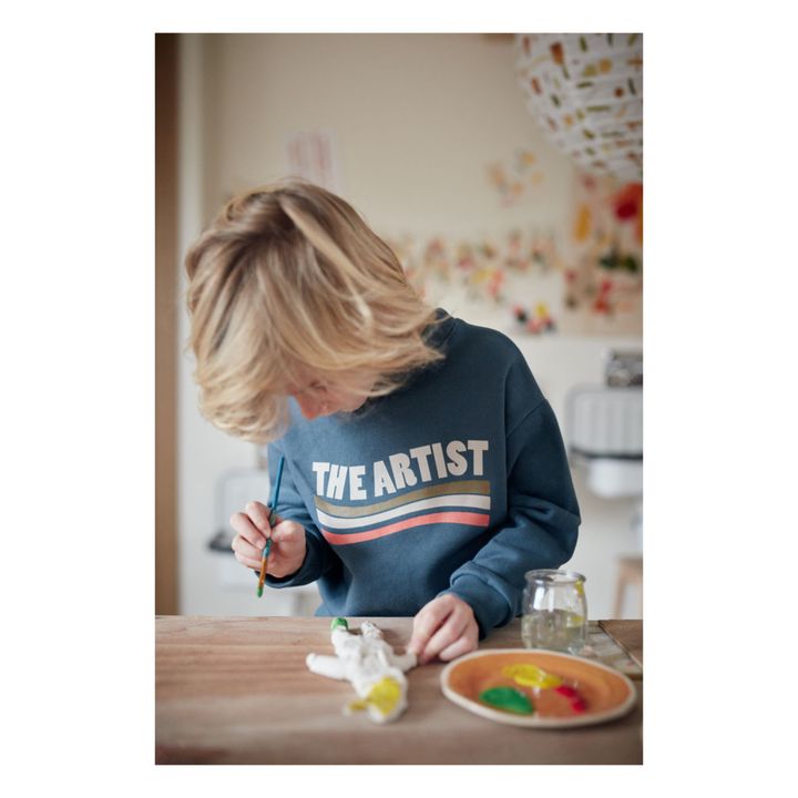 Sweat Artist Poppy | Bleu- Image produit n°1