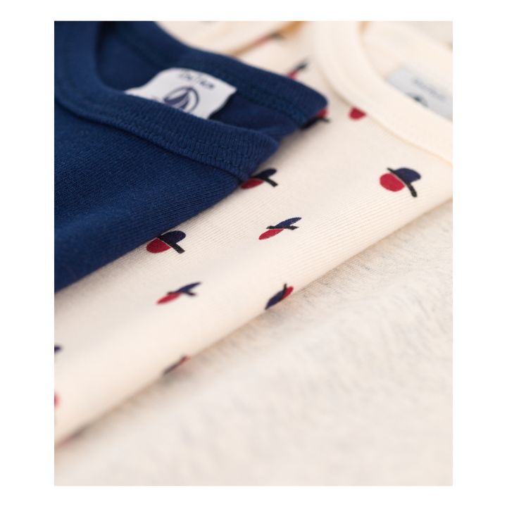 Organic Cotton Baby Bodysuits - Set of 3 | Cremefarben- Produktbild Nr. 1