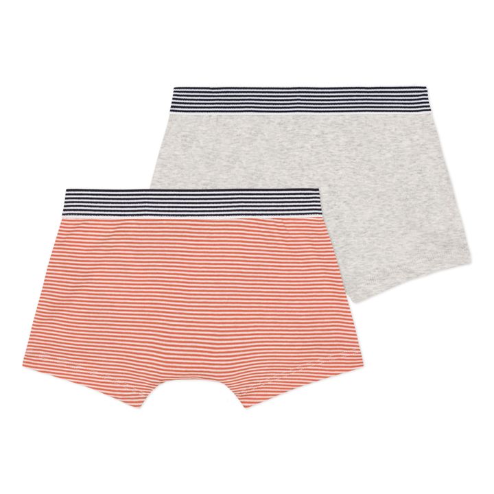 Organic Cotton Milleraies Briefs - Set of 2 Red- Product image n°2