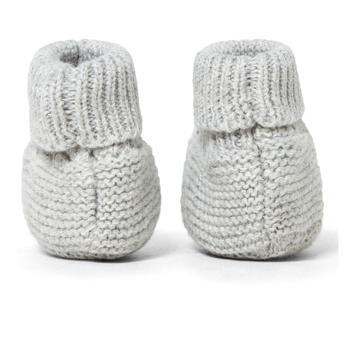 Cotton, Wool and Cashmere Booties Gris Jaspeado- Imagen del producto n°2