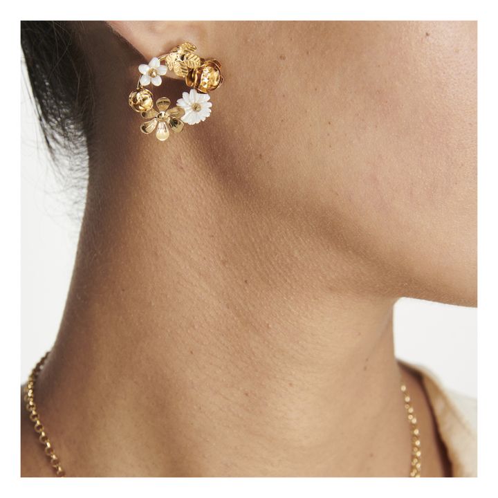 Créoles Zephir Maxi | Doré- Image produit n°2